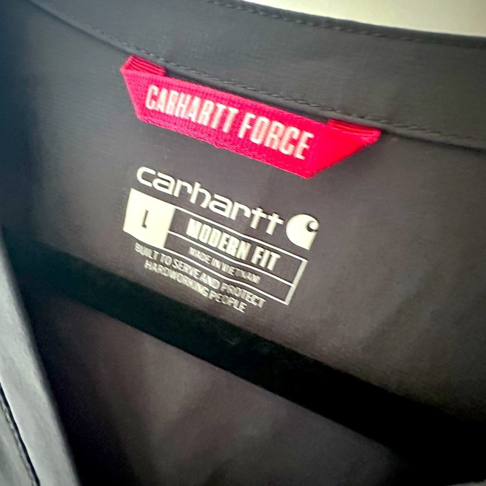 CARHARTT MODERN FIT SCRUBS SET Sz L color: Pewter - Picture 12 of 15